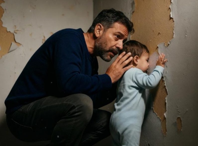 Un padre scopre che il suo bambino di un anno continua a fissare il ...
